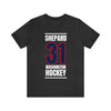 Shepard 31 Washington Hockey Navy Vertical Design Unisex T-Shirt