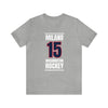 Milano 15 Washington Hockey Navy Vertical Design Unisex T-Shirt