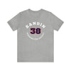 Sandin 38 Washington Hockey Number Arch Design Unisex T-Shirt