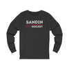 Sandin 38 Washington Hockey Grafitti Wall Design Unisex Jersey Long Sleeve Shirt
