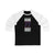Oshie 77 Washington Hockey Navy Vertical Design Unisex Tri-Blend 3/4 Sleeve Raglan Baseball Shirt