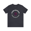 Edmundson 6 Washington Hockey Number Arch Design Unisex T-Shirt