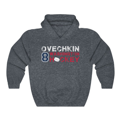 Ovechkin 8 Washington Hockey Unisex Hooded Sweatshirt