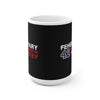 Fehervary 42 Washington Hockey Ceramic Coffee Mug In Black, 15oz