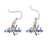 Washington Capitals Wordmark Dangle Earrings