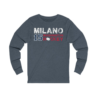Milano 15 Washington Hockey Unisex Jersey Long Sleeve Shirt