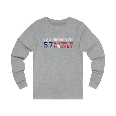 van Riemsdyk 57 Washington Hockey Unisex Jersey Long Sleeve Shirt