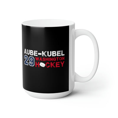Aube-Kubel 29 Washington Hockey Ceramic Coffee Mug In Black, 15oz
