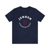 Jensen 3 Washington Hockey Number Arch Design Unisex T-Shirt