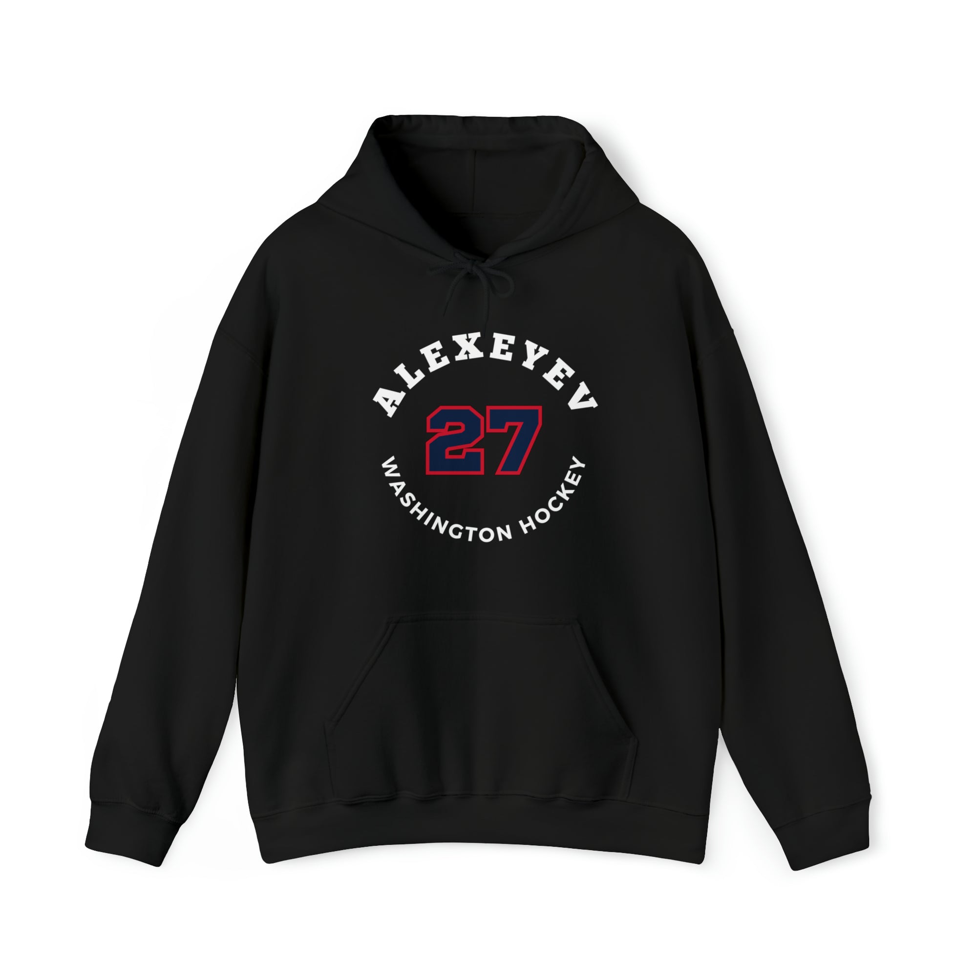 Alexeyev 27 Washington Hockey Number Arch Design Unisex Hooded Sweatshirt