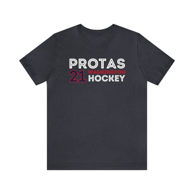 Protas 21 Washington Hockey Grafitti Wall Design Unisex T-Shirt