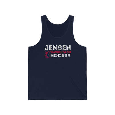 Jensen 3 Washington Hockey Grafitti Wall Design Unisex Jersey Tank Top