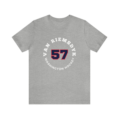 van Riemsdyk 57 Washington Hockey Number Arch Design Unisex T-Shirt