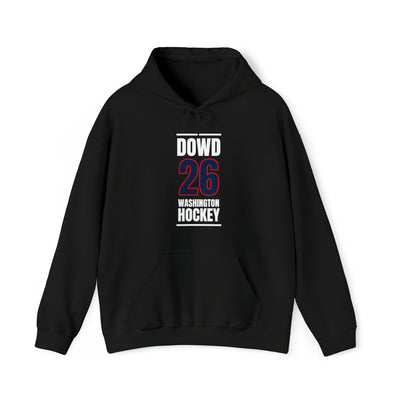 Dowd 26 Washington Hockey Navy Vertical Design Unisex Hooded Sweatshirt