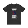 Milano 15 Washington Hockey Navy Vertical Design Unisex T-Shirt