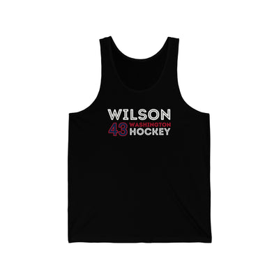 Wilson 43 Washington Hockey Grafitti Wall Design Unisex Jersey Tank Top