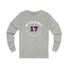 Strome 17 Washington Hockey Number Arch Design Unisex Jersey Long Sleeve Shirt