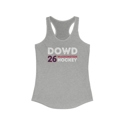 Dowd 26 Washington Hockey Grafitti Wall Design Women's Ideal Racerback Tank Top