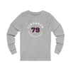 Lindgren 79 Washington Hockey Number Arch Design Unisex Jersey Long Sleeve Shirt