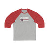 Oshie 77 Washington Hockey Grafitti Wall Design Unisex Tri-Blend 3/4 Sleeve Raglan Baseball Shirt