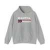 Mantha 39 Washington Hockey Grafitti Wall Design Unisex Hooded Sweatshirt