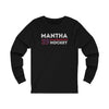 Mantha 39 Washington Hockey Grafitti Wall Design Unisex Jersey Long Sleeve Shirt