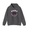Dowd 26 Washington Hockey Number Arch Design Unisex Hooded Sweatshirt