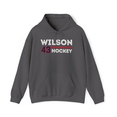 Wilson 43 Washington Hockey Grafitti Wall Design Unisex Hooded Sweatshirt