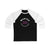 Mantha 39 Washington Hockey Number Arch Design Unisex Tri-Blend 3/4 Sleeve Raglan Baseball Shirt