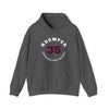 Kuemper 35 Washington Hockey Number Arch Design Unisex Hooded Sweatshirt