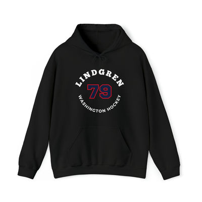 Lindgren 79 Washington Hockey Number Arch Design Unisex Hooded Sweatshirt