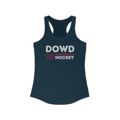 Dowd 26 Washington Hockey Grafitti Wall Design Women's Ideal Racerback Tank Top