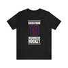 Backstrom 19 Washington Hockey Navy Vertical Design Unisex T-Shirt