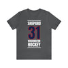 Shepard 31 Washington Hockey Navy Vertical Design Unisex T-Shirt