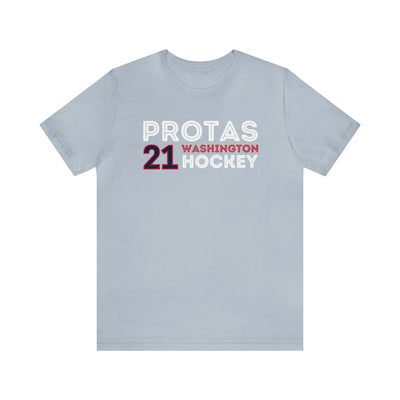 Protas 21 Washington Hockey Grafitti Wall Design Unisex T-Shirt