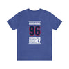 Aube-Kubel 96 Washington Hockey Navy Vertical Design Unisex T-Shirt
