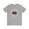 Kuznetsov 92 Washington Hockey Number Arch Design Unisex T-Shirt