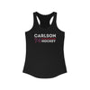 Carlson 74 Washington Hockey Grafitti Wall Design Women's Ideal Racerback Tank Top