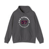 van Riemsdyk 57 Washington Hockey Number Arch Design Unisex Hooded Sweatshirt