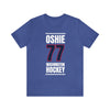 Oshie 77 Washington Hockey Navy Vertical Design Unisex T-Shirt