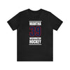 Mantha 39 Washington Hockey Navy Vertical Design Unisex T-Shirt