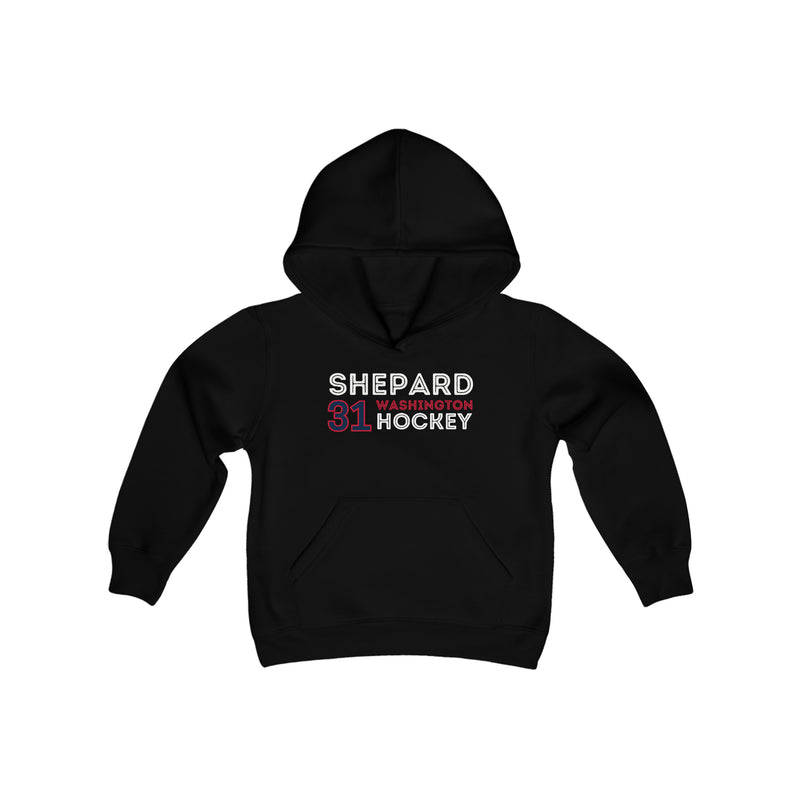 Shepard 31 Washington Hockey Grafitti Wall Design Youth Hooded Sweatshirt