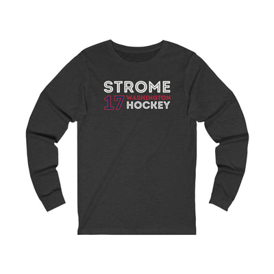 Strome 17 Washington Hockey Grafitti Wall Design Unisex Jersey Long Sleeve Shirt