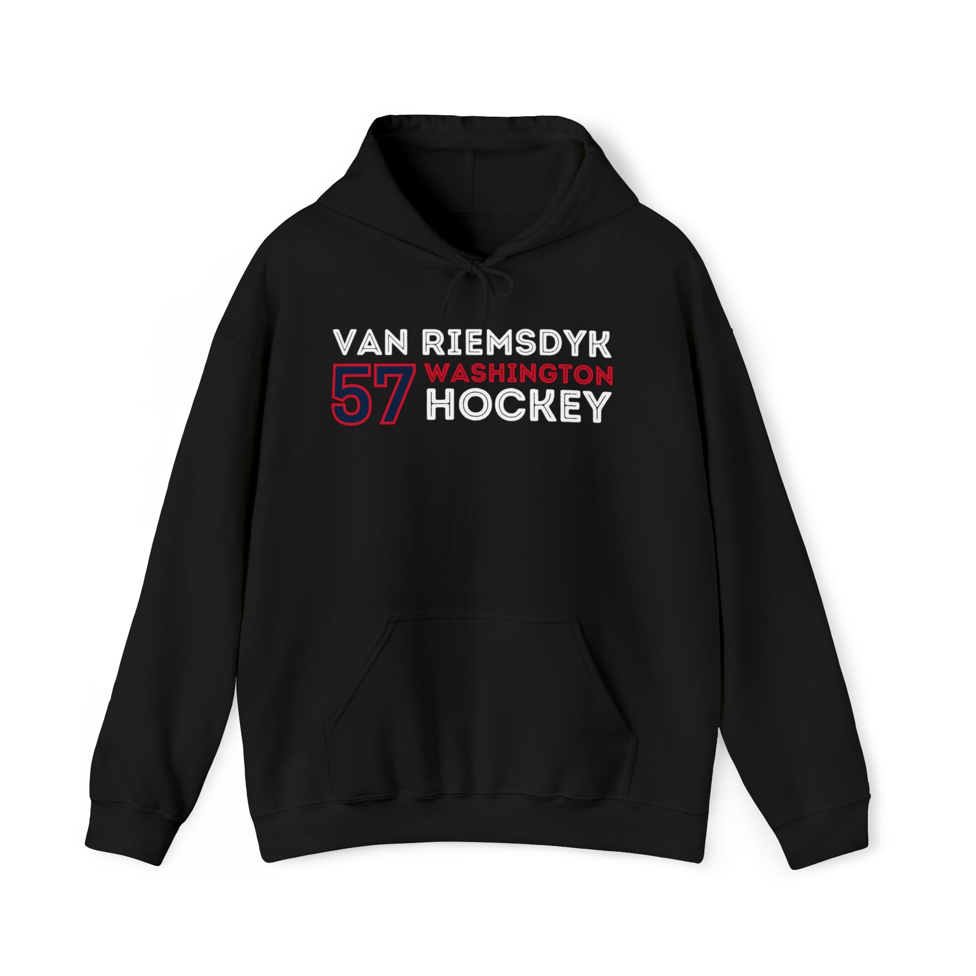 van Riemsdyk 57 Washington Hockey Grafitti Wall Design Unisex Hooded Sweatshirt