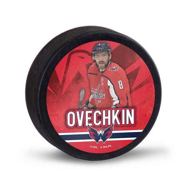 Washington Capitals Hockey Puck - Alex Ovechkin