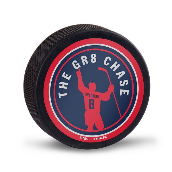 Washington Capitals The Great Chase Alex Ovechkin Hockey Puck