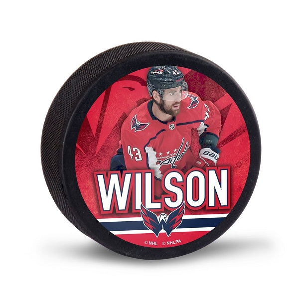 Washington Capitals Hockey Puck - Tom Wilson