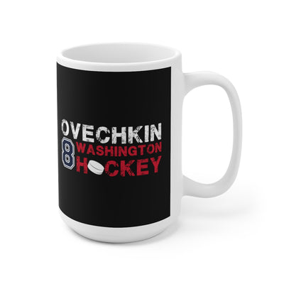 Ovechkin 8 Washington Hockey Ceramic Coffee Mug In Black, 15oz