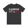 Kuemper 35 Washington Hockey Unisex Jersey Tee