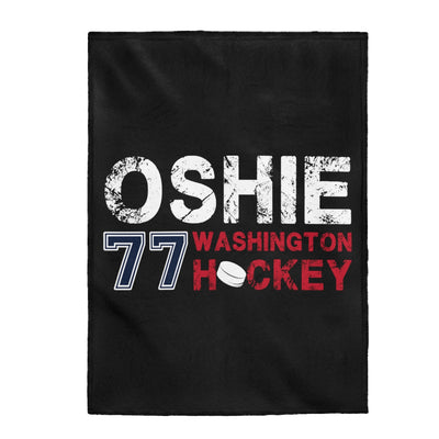 Oshie 77 Washington Hockey Velveteen Plush Blanket